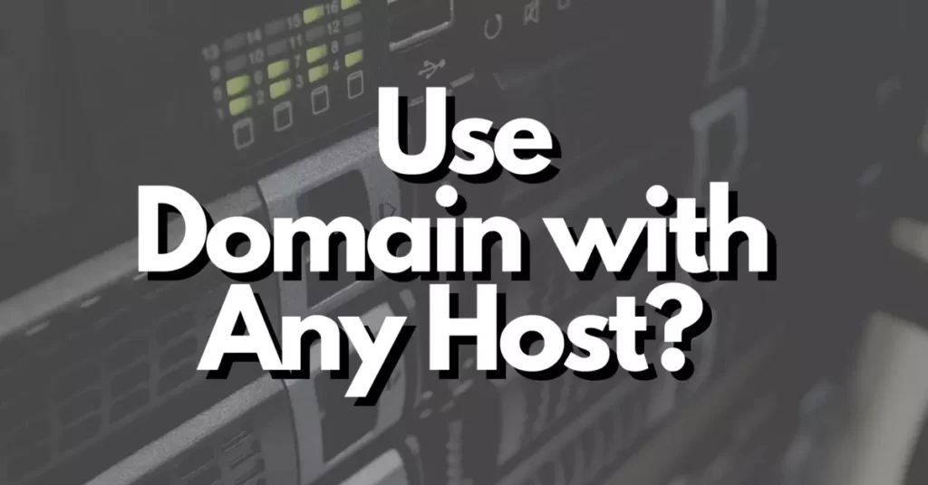 Use domain with any host?