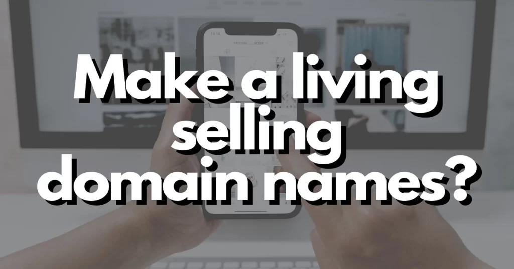 Can you make a living selling domain names