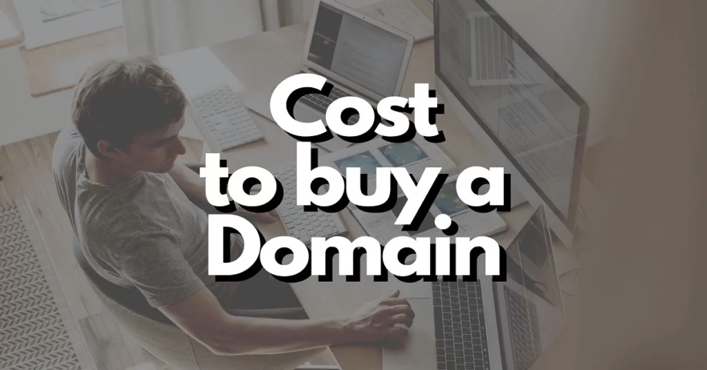 how much does it cost to buy a domain name from someone else